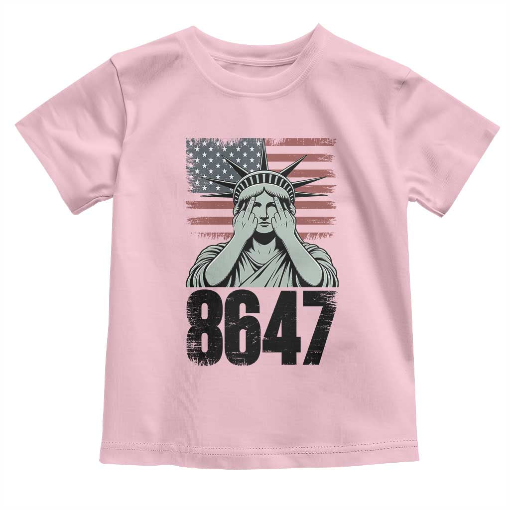 8647 Statue Of Liberty Toddler T Shirt Political Satire Protest Poster Graphic