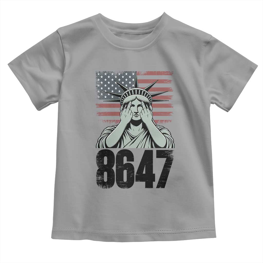 8647 Statue Of Liberty Toddler T Shirt Political Satire Protest Poster Graphic