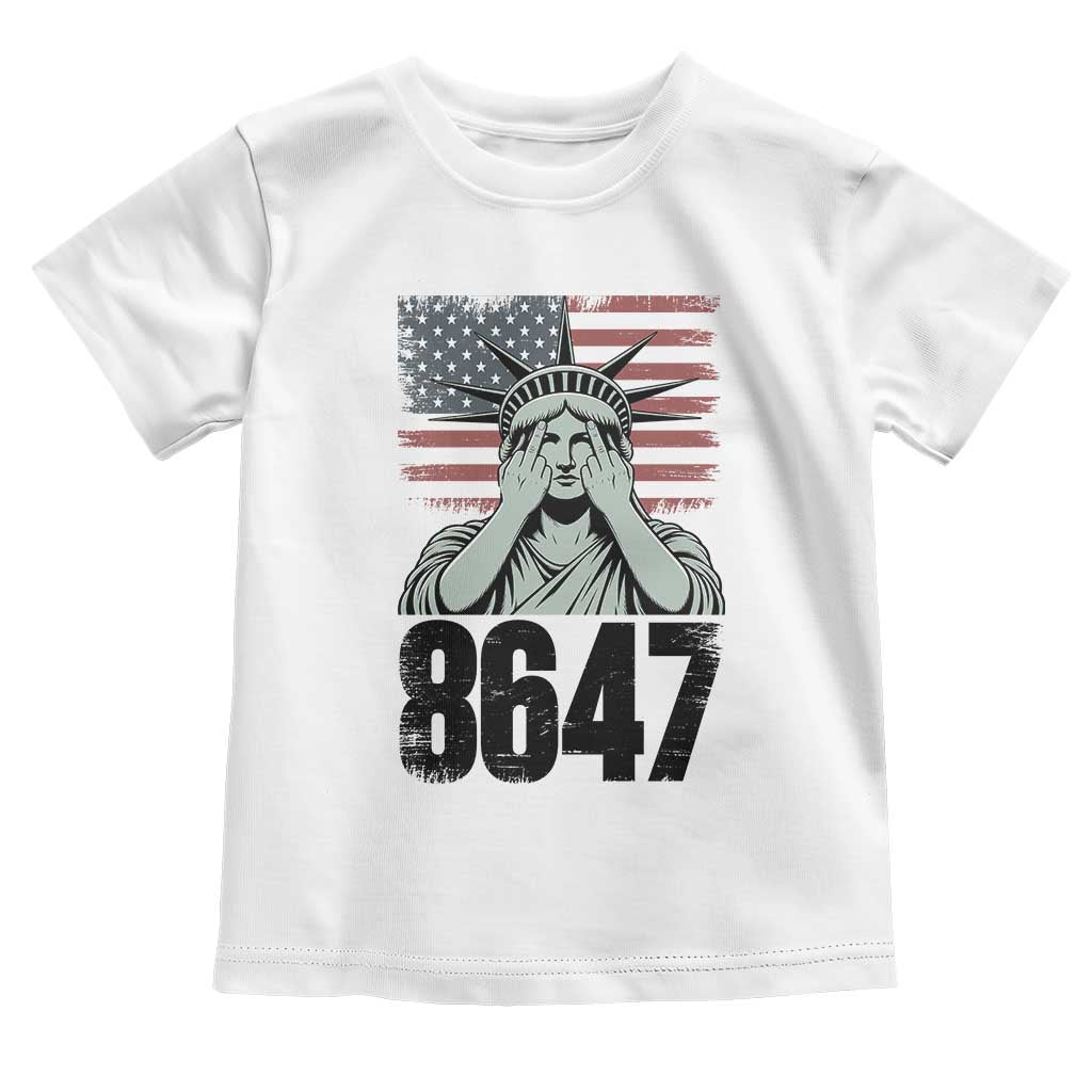 8647 Statue Of Liberty Toddler T Shirt Political Satire Protest Poster Graphic