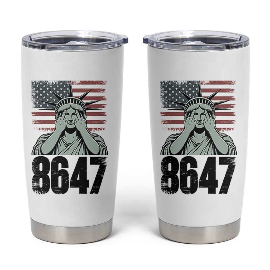 8647 Statue Of Liberty Tumbler Cup Political Satire Protest Poster Graphic