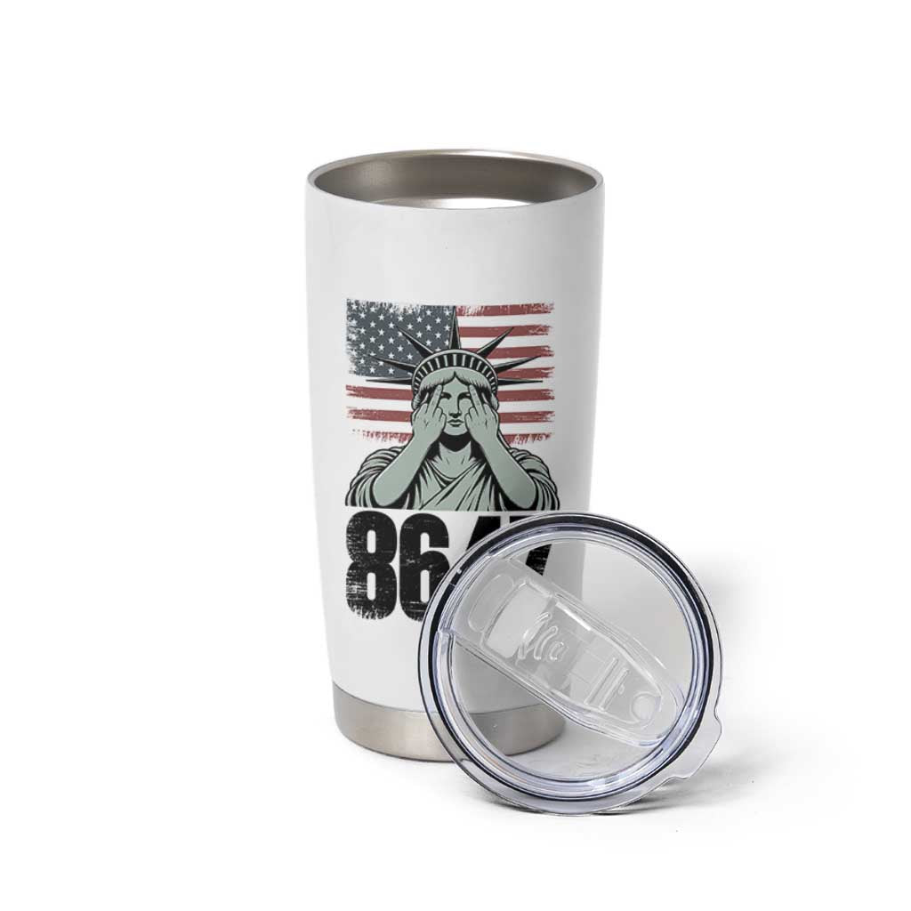 8647 Statue Of Liberty Tumbler Cup Political Satire Protest Poster Graphic