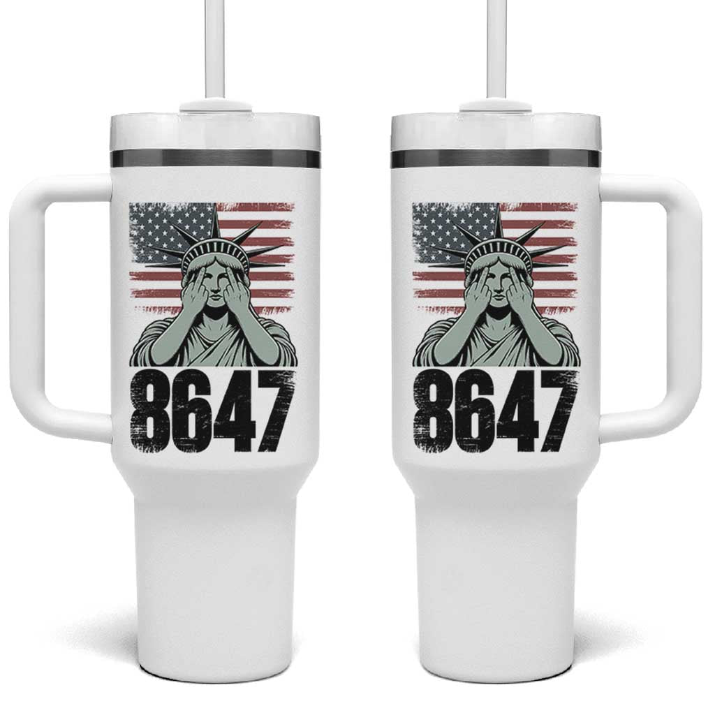8647 Statue Of Liberty Tumbler With Handle Political Satire Protest Poster Graphic