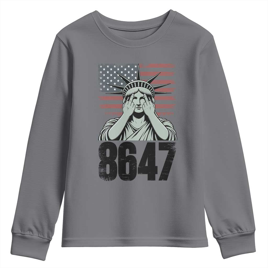 8647 Statue Of Liberty Youth Sweatshirt Political Satire Protest Poster Graphic