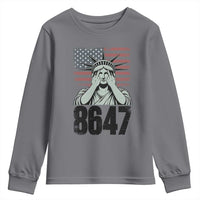 8647 Statue Of Liberty Youth Sweatshirt Political Satire Protest Poster Graphic