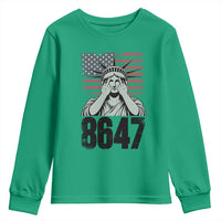 8647 Statue Of Liberty Youth Sweatshirt Political Satire Protest Poster Graphic