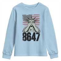 8647 Statue Of Liberty Youth Sweatshirt Political Satire Protest Poster Graphic
