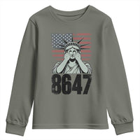 8647 Statue Of Liberty Youth Sweatshirt Political Satire Protest Poster Graphic