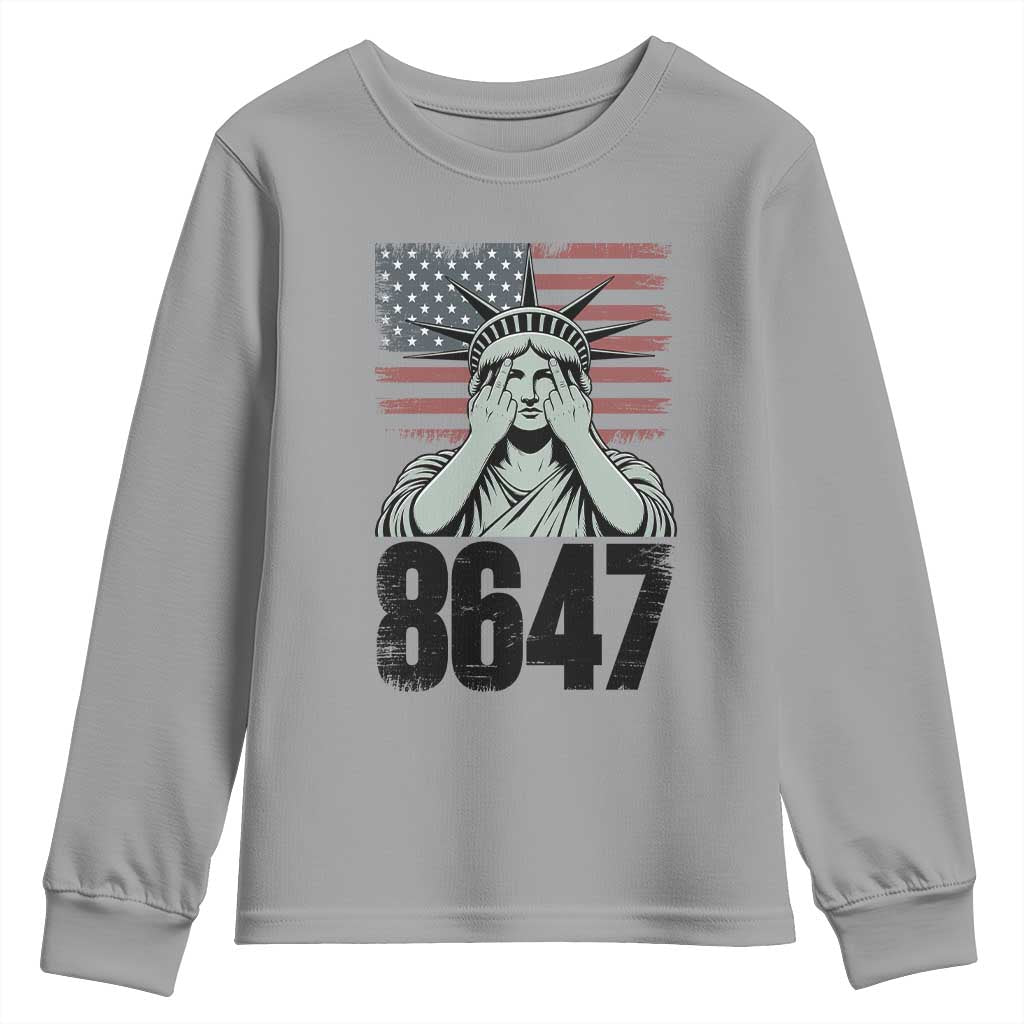 8647 Statue Of Liberty Youth Sweatshirt Political Satire Protest Poster Graphic