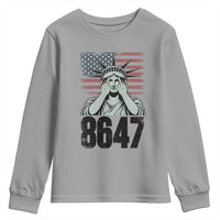 8647 Statue Of Liberty Youth Sweatshirt Political Satire Protest Poster Graphic