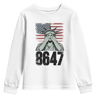 8647 Statue Of Liberty Youth Sweatshirt Political Satire Protest Poster Graphic