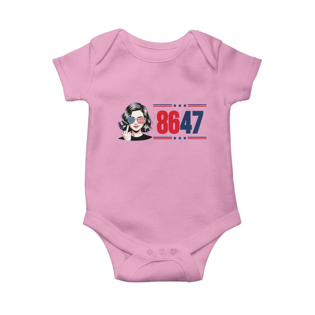 Political Activist 8647 Baby Onesie Freedom Satire Protest Graphic
