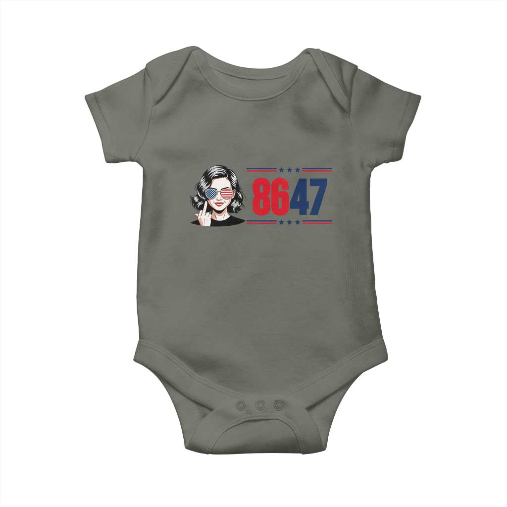 Political Activist 8647 Baby Onesie Freedom Satire Protest Graphic