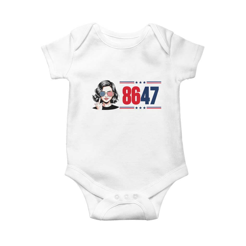 Political Activist 8647 Baby Onesie Freedom Satire Protest Graphic
