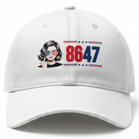 Political Activist 8647 Baseball Cap Freedom Satire Protest Graphic