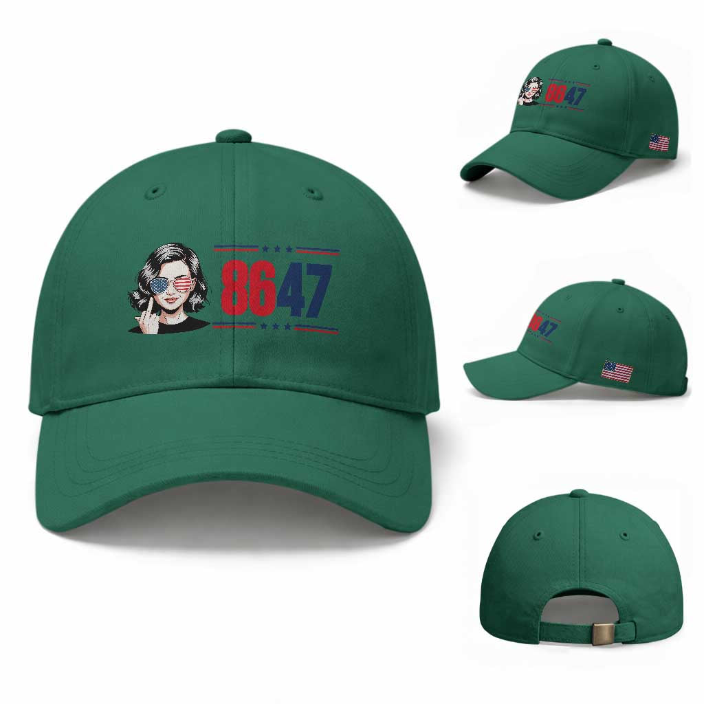 Political Activist 8647 Baseball Cap Freedom Satire Protest Graphic