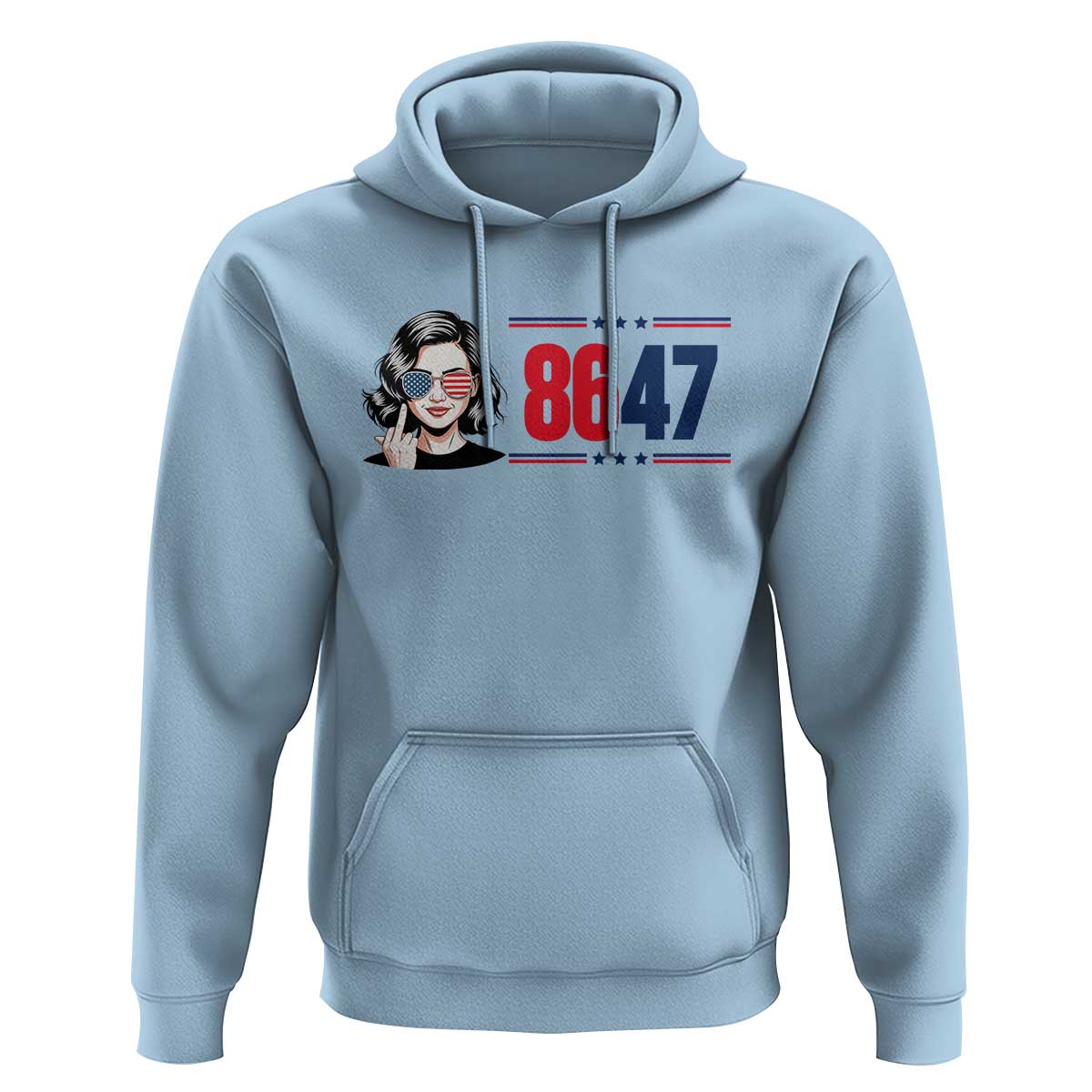 Political Activist 8647 Hoodie Freedom Satire Protest Graphic