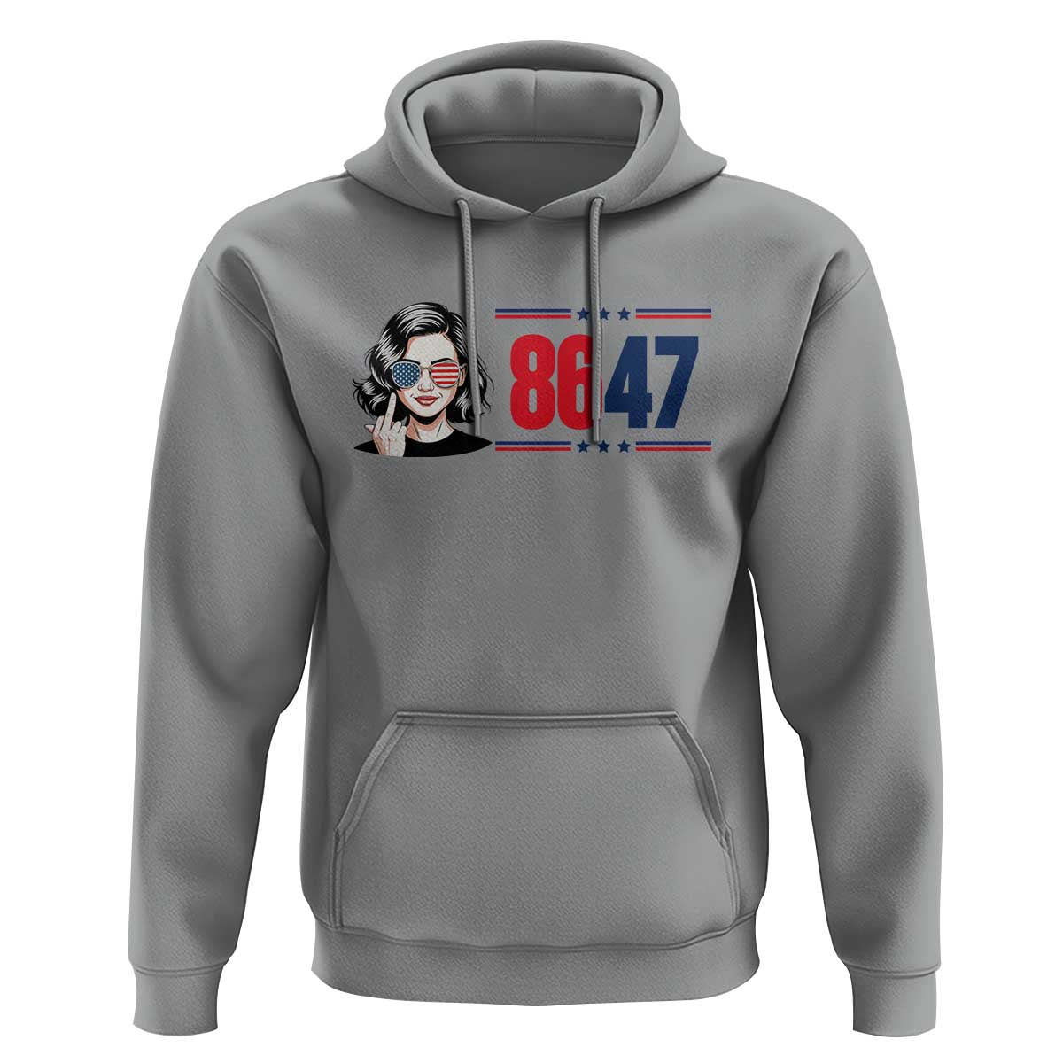 Political Activist 8647 Hoodie Freedom Satire Protest Graphic