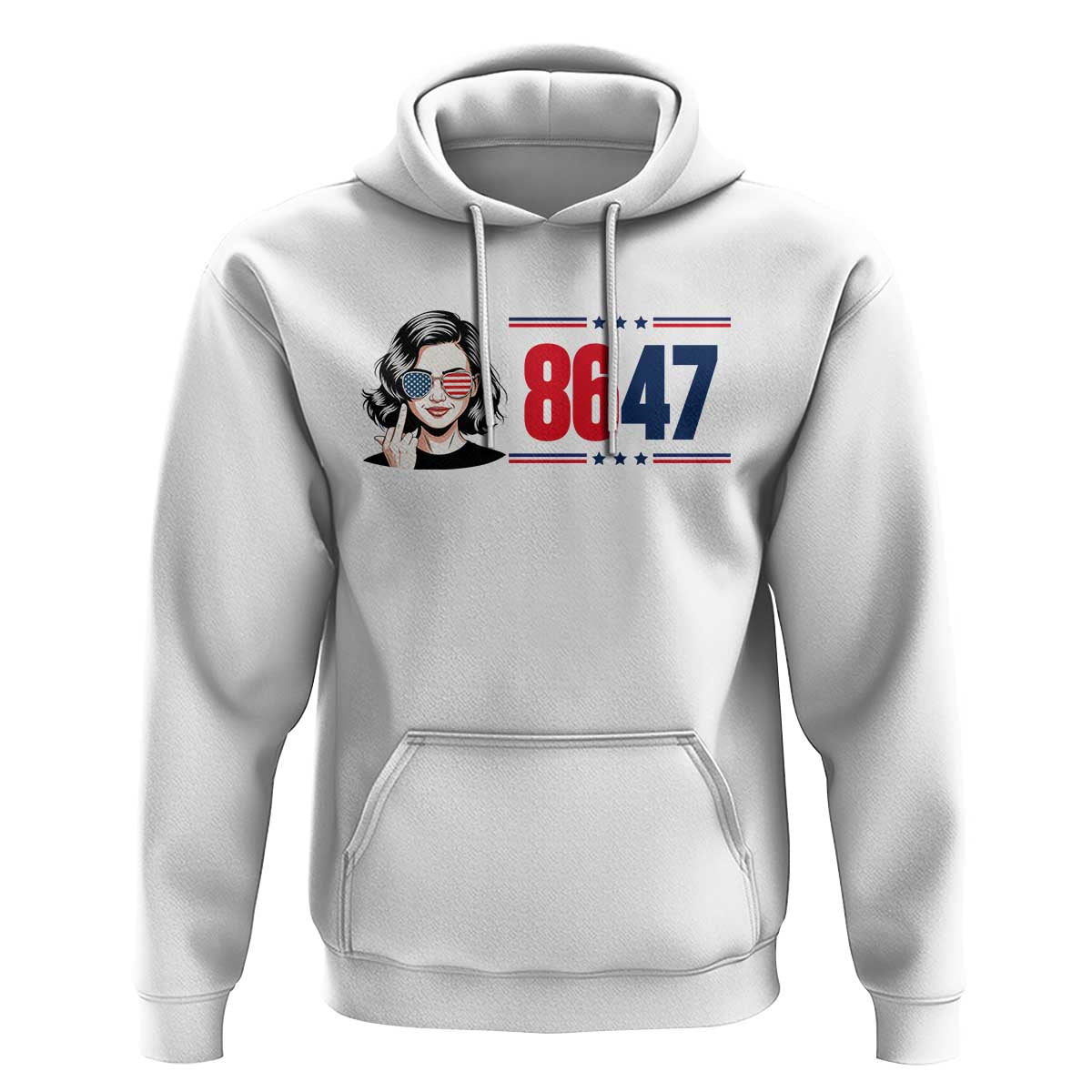 Political Activist 8647 Hoodie Freedom Satire Protest Graphic