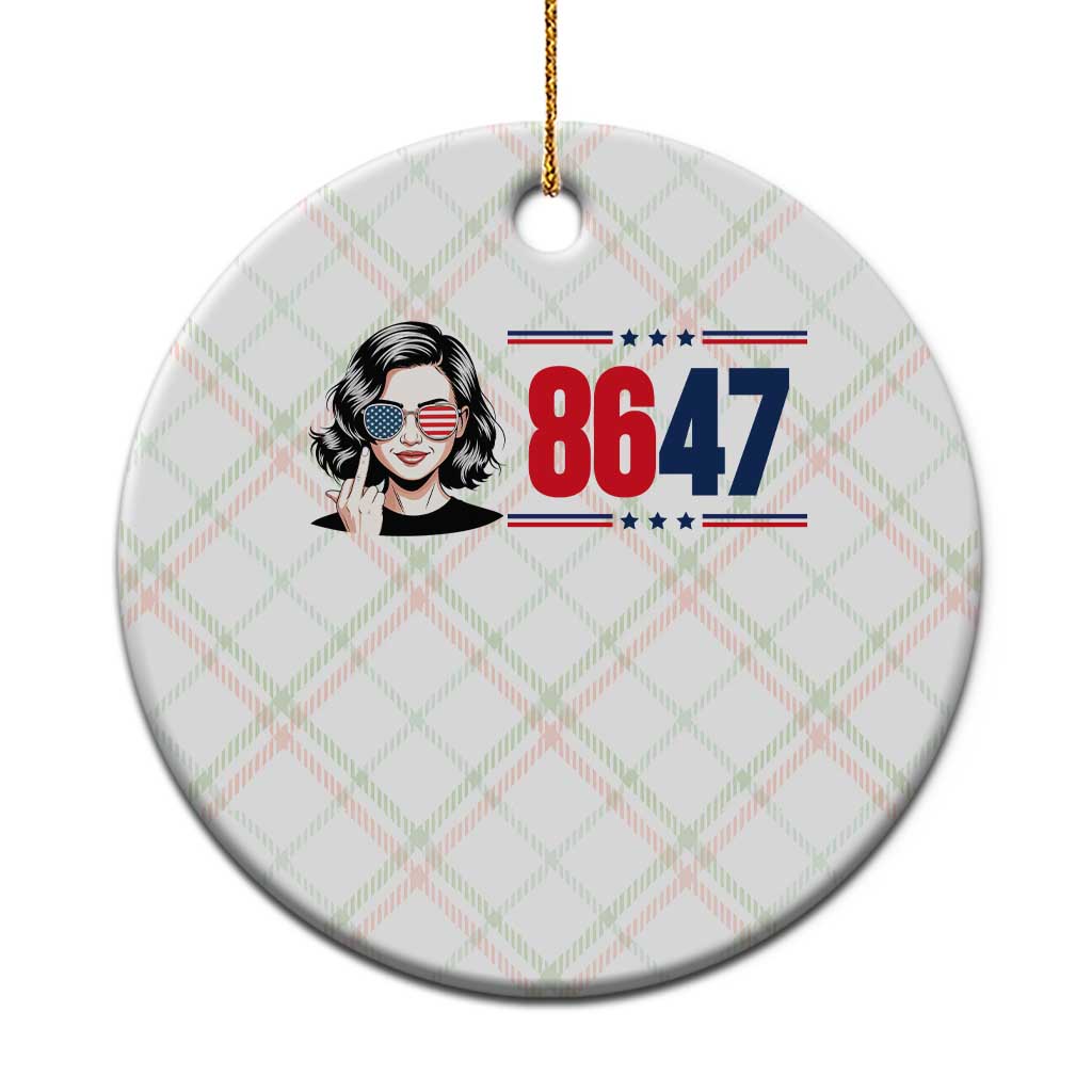 Political Activist 8647 Ceramic Ornament Freedom Satire Protest Graphic