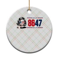Political Activist 8647 Ceramic Ornament Freedom Satire Protest Graphic