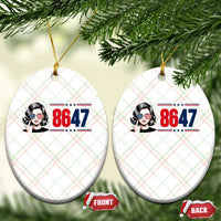 Political Activist 8647 Ceramic Ornament Freedom Satire Protest Graphic
