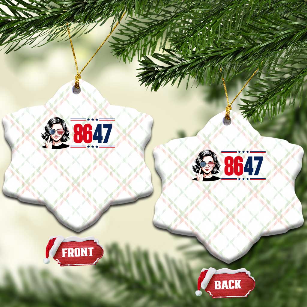 Political Activist 8647 Ceramic Ornament Freedom Satire Protest Graphic