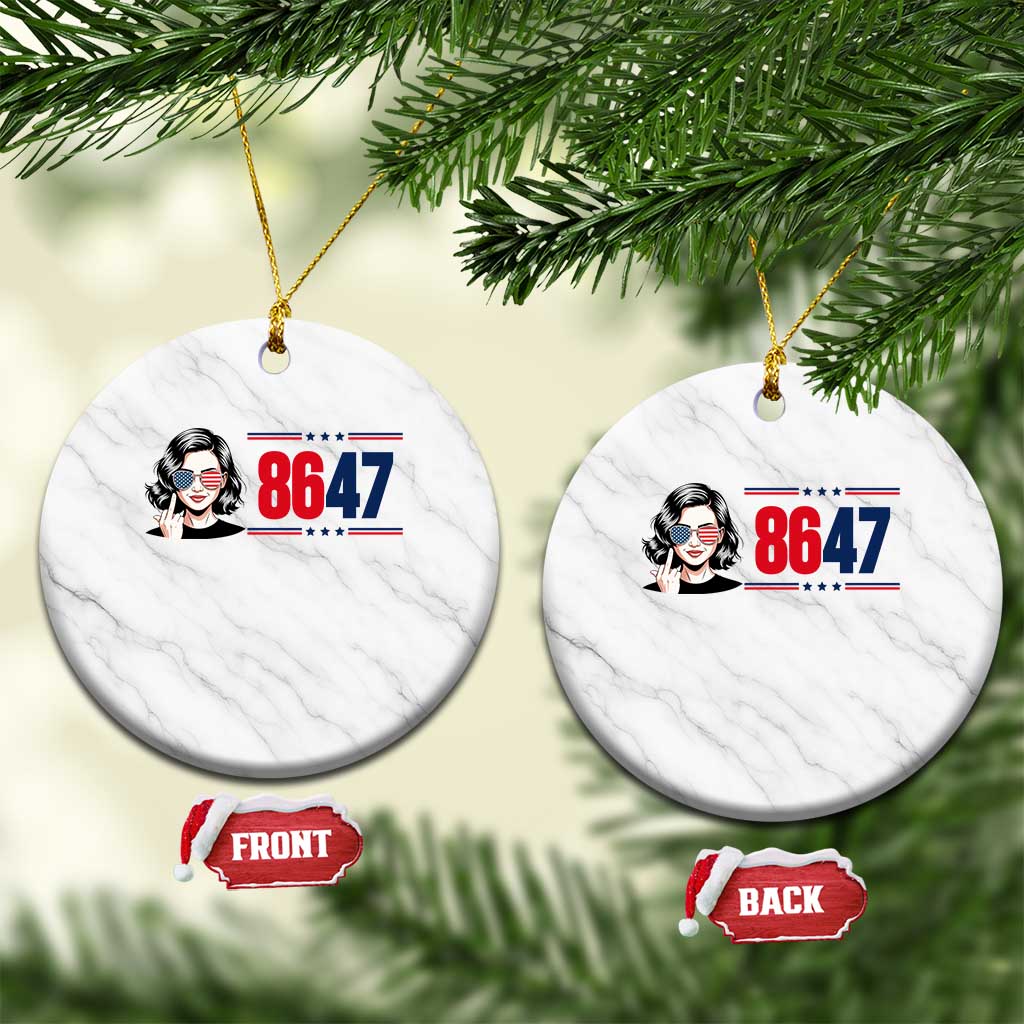 Political Activist 8647 Ceramic Ornament Freedom Satire Protest Graphic