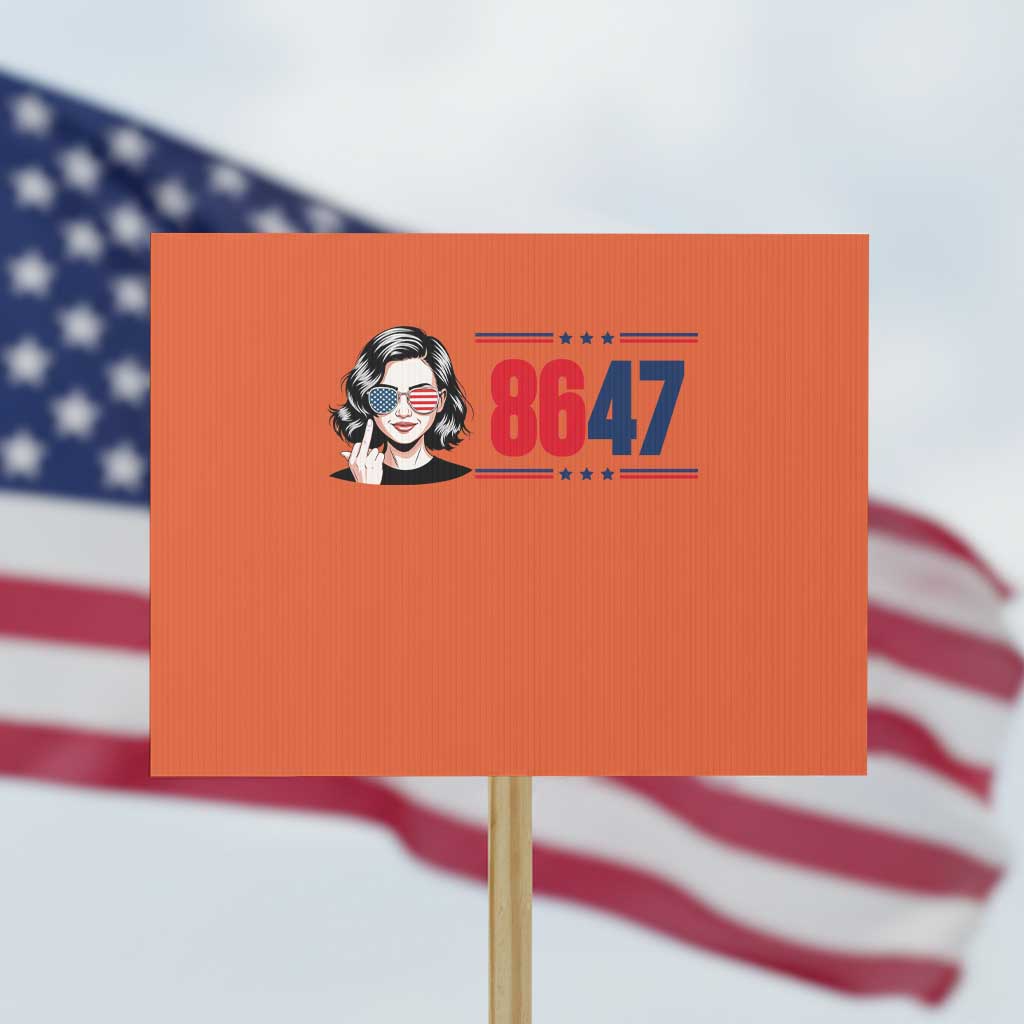 Political Activist 8647 Protest Sign Freedom Satire Protest Graphic