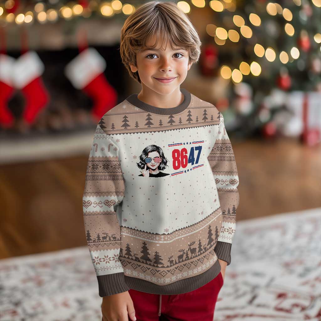 Political Activist 8647 Ugly Christmas Sweater Freedom Satire Protest Graphic