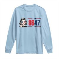 Political Activist 8647 Long Sleeve Shirt Freedom Satire Protest Graphic