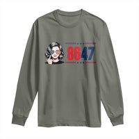Political Activist 8647 Long Sleeve Shirt Freedom Satire Protest Graphic