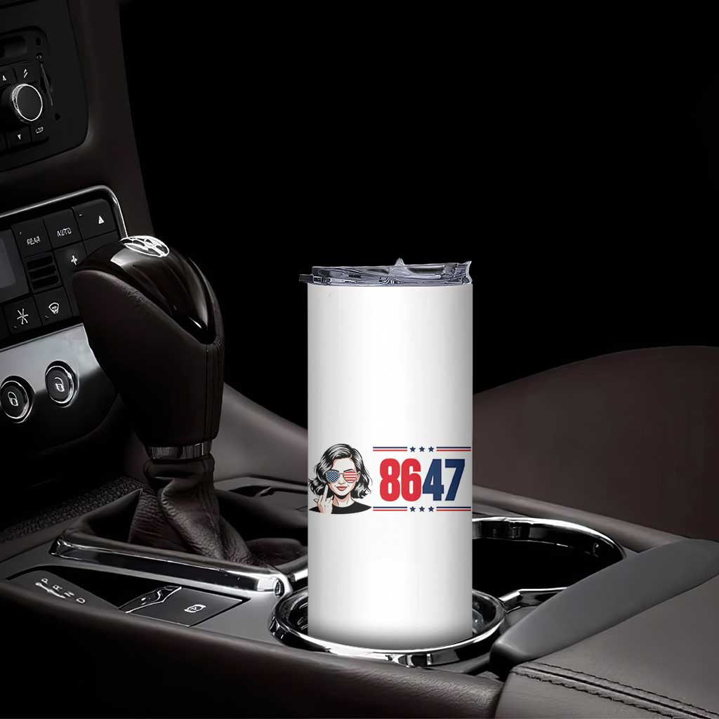 Political Activist 8647 Skinny Tumbler Freedom Satire Protest Graphic