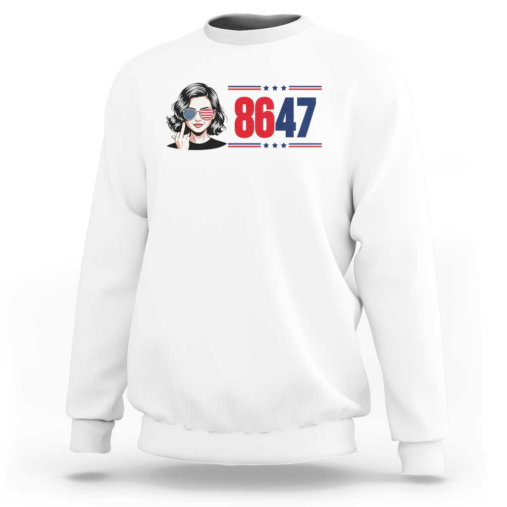 Political Activist 8647 Sweatshirt Freedom Satire Protest Graphic