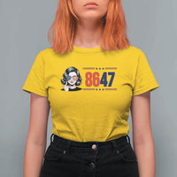 Political Activist 8647 T Shirt For Women Freedom Satire Protest Graphic