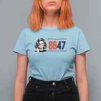 Political Activist 8647 T Shirt For Women Freedom Satire Protest Graphic