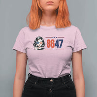 Political Activist 8647 T Shirt For Women Freedom Satire Protest Graphic