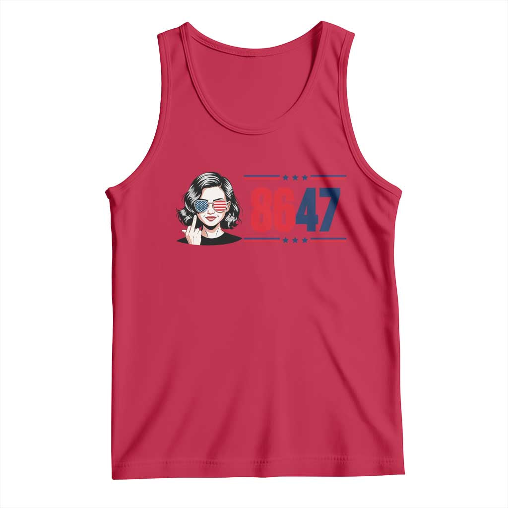 Political Activist 8647 Tank Top Freedom Satire Protest Graphic