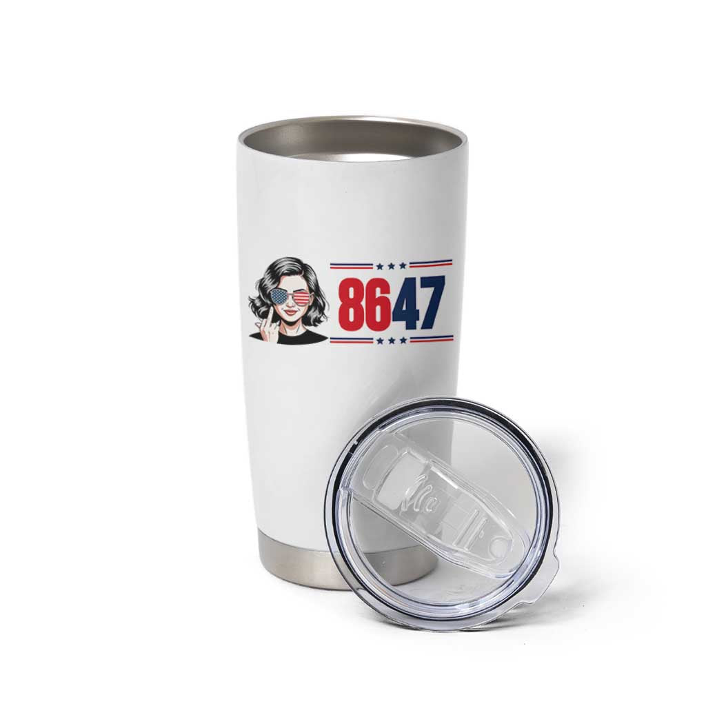 Political Activist 8647 Tumbler Cup Freedom Satire Protest Graphic