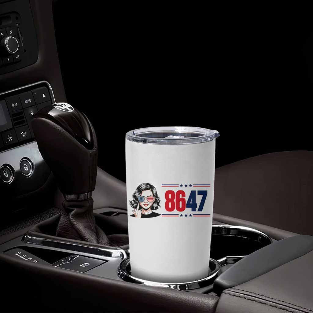 Political Activist 8647 Tumbler Cup Freedom Satire Protest Graphic