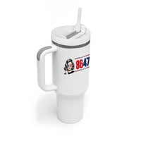 Political Activist 8647 Tumbler With Handle Freedom Satire Protest Graphic