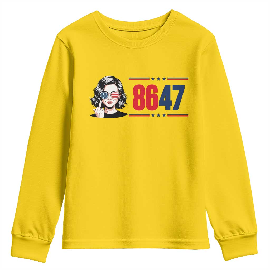 Political Activist 8647 Youth Sweatshirt Freedom Satire Protest Graphic