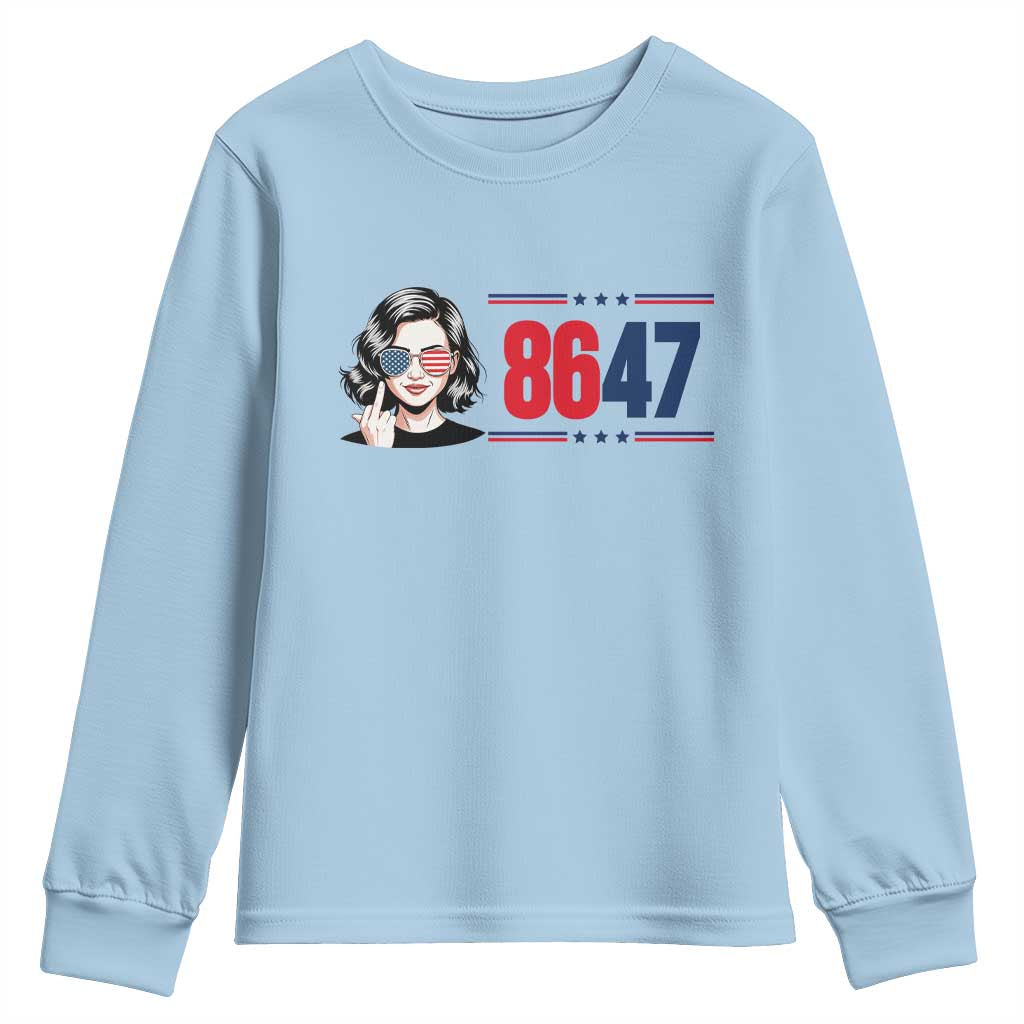 Political Activist 8647 Youth Sweatshirt Freedom Satire Protest Graphic