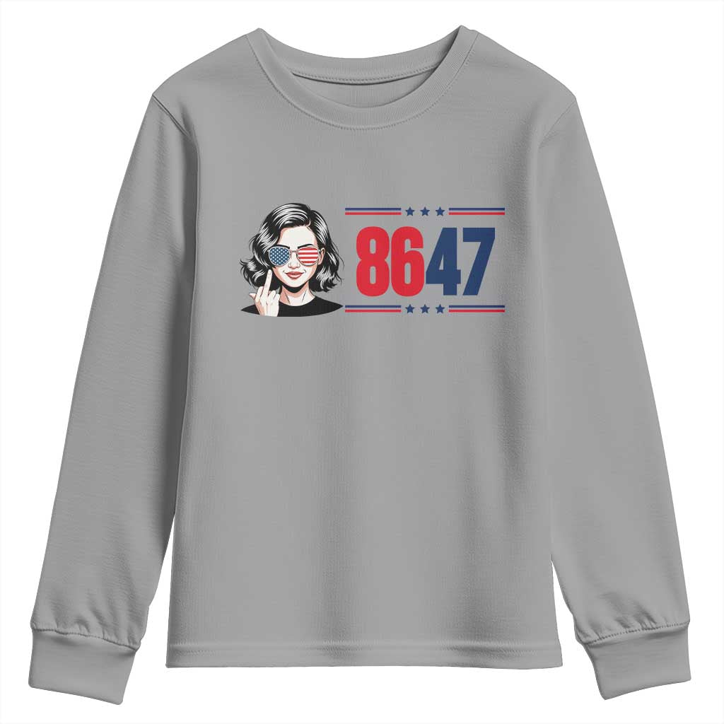 Political Activist 8647 Youth Sweatshirt Freedom Satire Protest Graphic