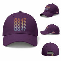 Retro Vintage 8647 Baseball Cap Freedom Protest Stripe Graphic