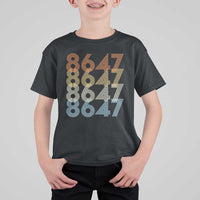 Retro Vintage 8647 T Shirt For Kid Freedom Protest Stripe Graphic