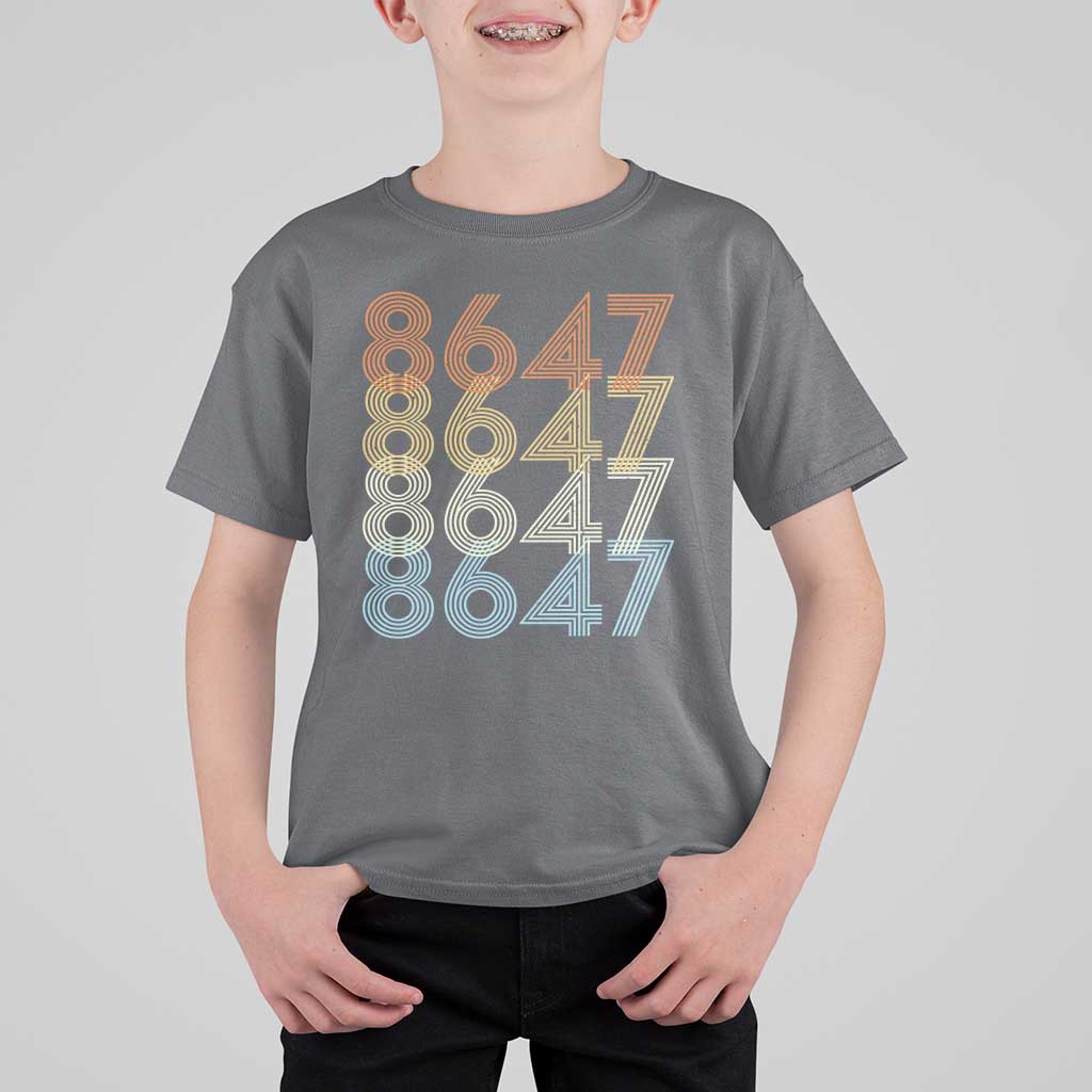 Retro Vintage 8647 T Shirt For Kid Freedom Protest Stripe Graphic