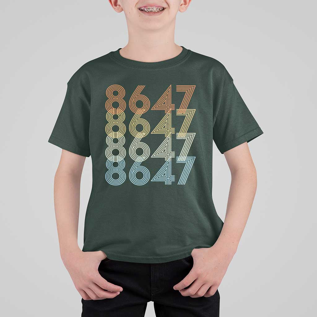Retro Vintage 8647 T Shirt For Kid Freedom Protest Stripe Graphic