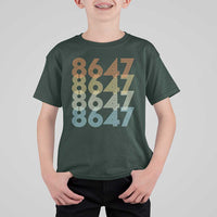 Retro Vintage 8647 T Shirt For Kid Freedom Protest Stripe Graphic
