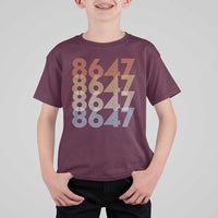 Retro Vintage 8647 T Shirt For Kid Freedom Protest Stripe Graphic