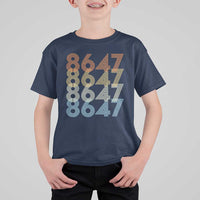Retro Vintage 8647 T Shirt For Kid Freedom Protest Stripe Graphic